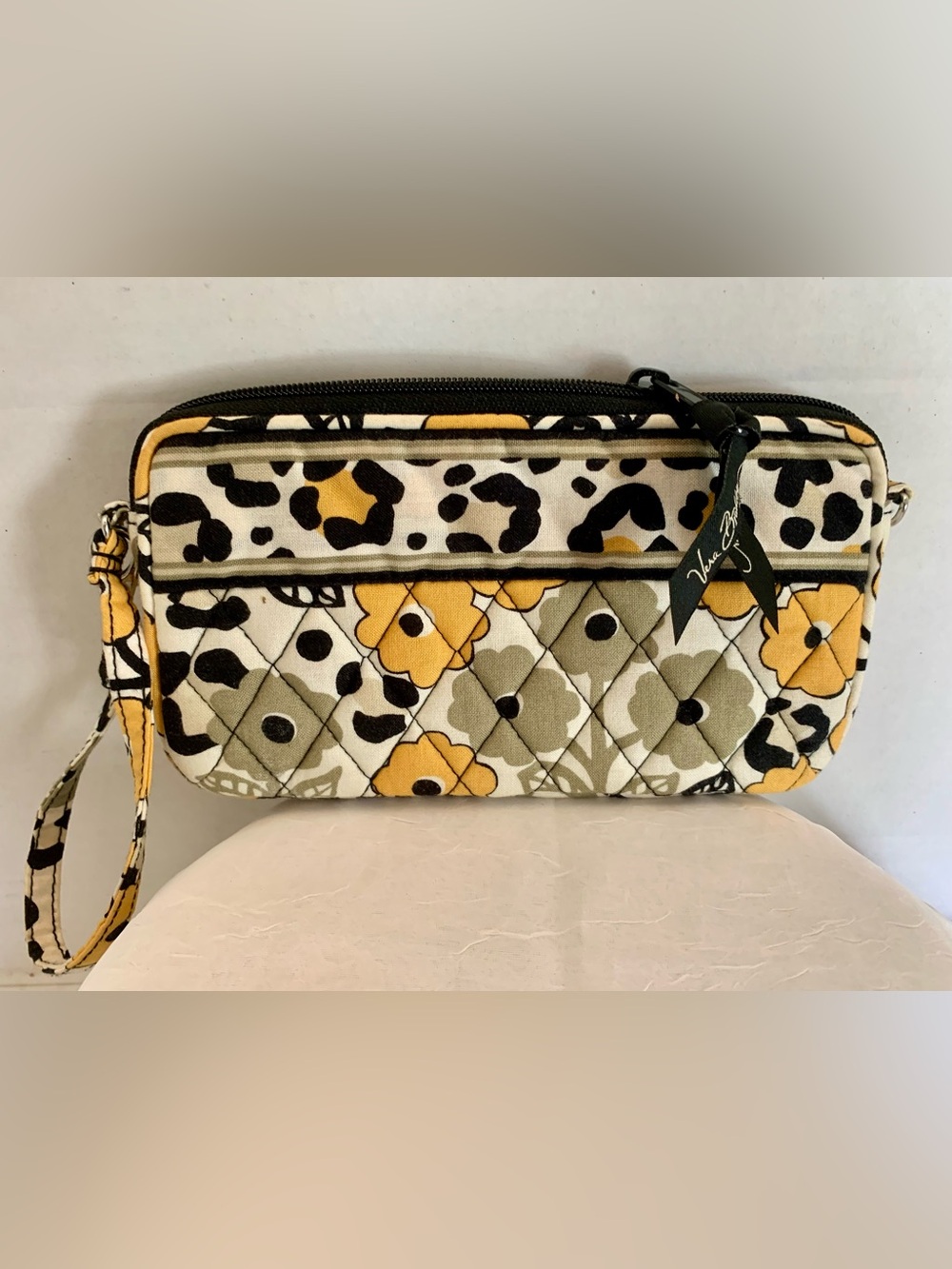 Vera Bradley Travel envelop in retired Go Wild Pattern